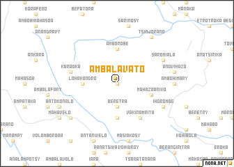 map of Ambalavato