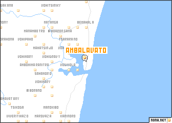 map of Ambalavato