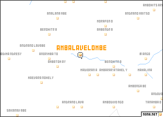 map of Ambalavelombe