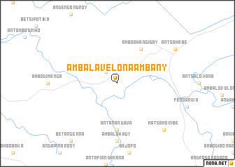 map of Ambalavelona Ambany