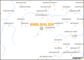 map of Ambalavelona