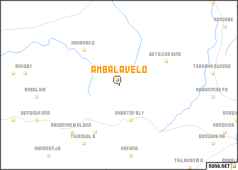 map of Ambalavelo