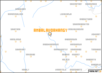 map of Ambalavoahangy