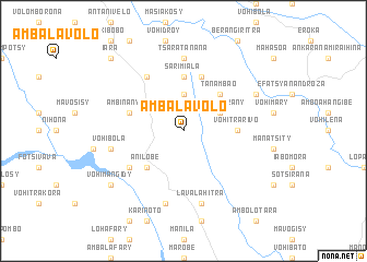 map of Ambalavolo