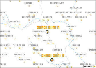 map of Ambalavolo