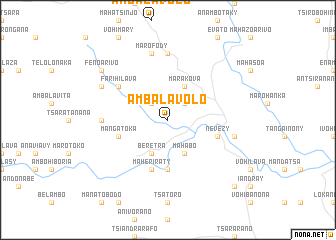 map of Ambalavolo