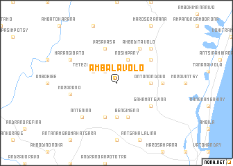 map of Ambalavolo