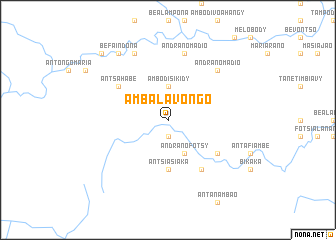 map of Ambalavongo