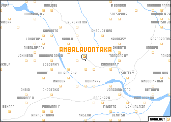 map of Ambalavontaka