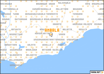 map of Ambala