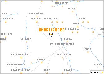 map of Ambaliandro