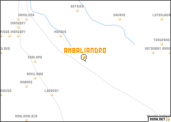 map of Ambaliandro