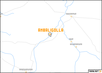 map of Ambaligolla