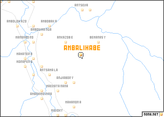 map of Ambalihabe
