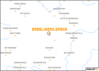 map of Ambalihamilopaka