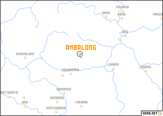 map of Ambalong