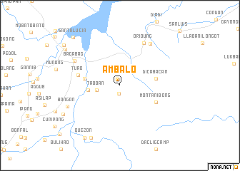 map of Ambalo