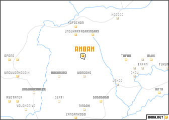 map of Ambam