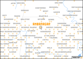 map of Ambānagar