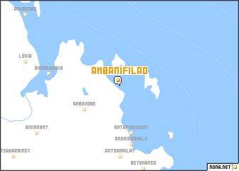 map of Ambanifilao