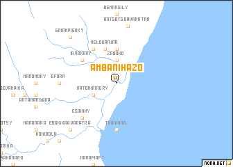 map of Ambanihazo