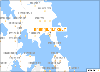 map of Ambanilalakely