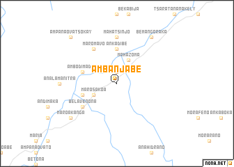 map of Ambanjabe