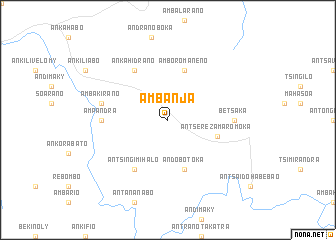 map of Ambanja