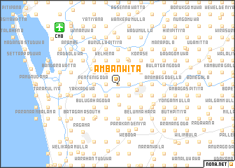 map of Ambanwita