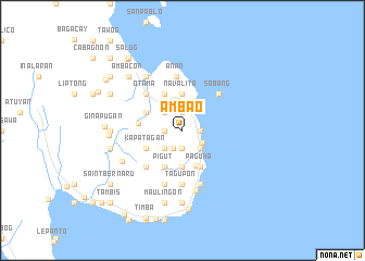 map of Ambao