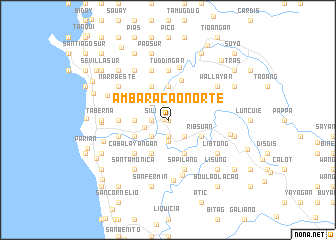 map of Ambaracao Norte