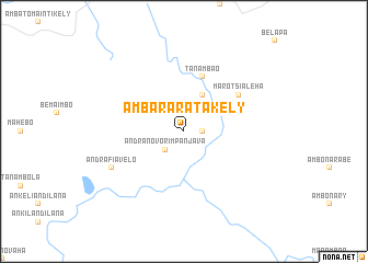 map of Ambararatakely