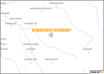 map of Ambararatanaomby