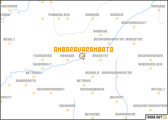 map of Ambaravarambato
