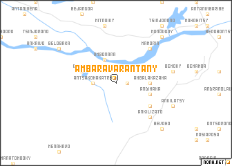 map of Ambaravarantany