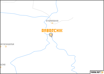 map of Ambarchik