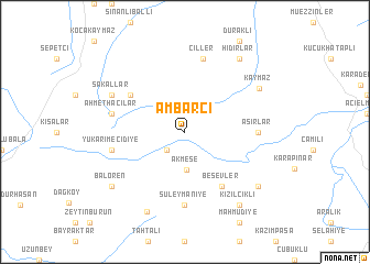 map of Ambarcı