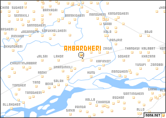 map of Ambar Dheri