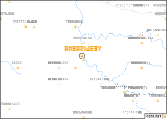 map of Ambarijeby