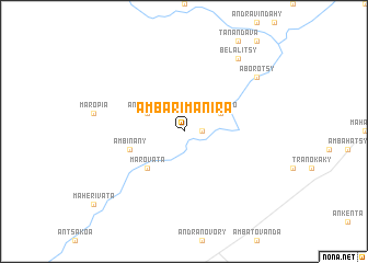 map of Ambarimanira