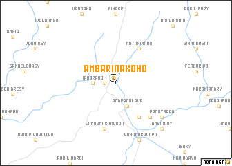 map of Ambarinakoho