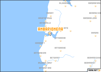 map of Ambariomena