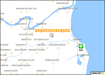 map of Ambariomiambana
