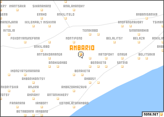 map of Ambario