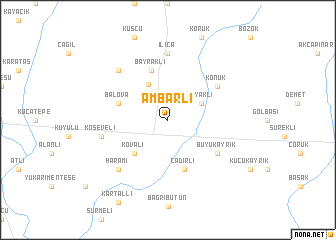 map of Ambarlı