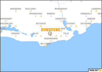 map of Ambarobe