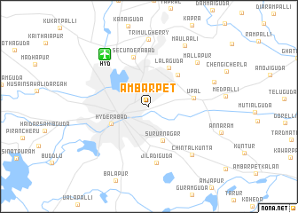 map of Ambarpet