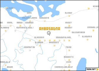 map of Ambasadna