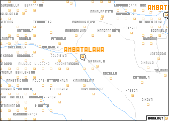 map of Ambatalawa