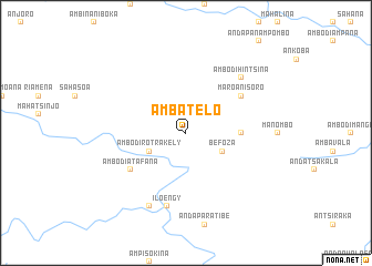 map of Ambatelo